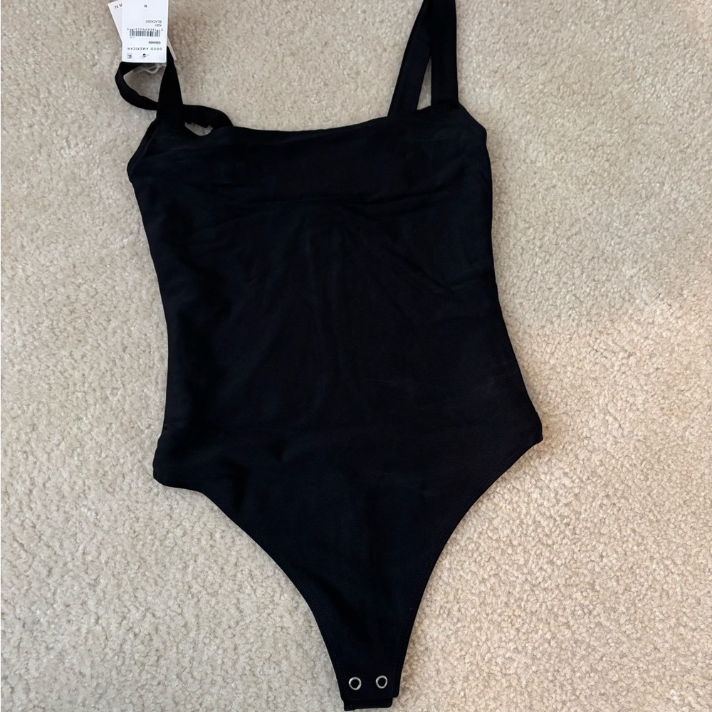 Good American black bodysuit